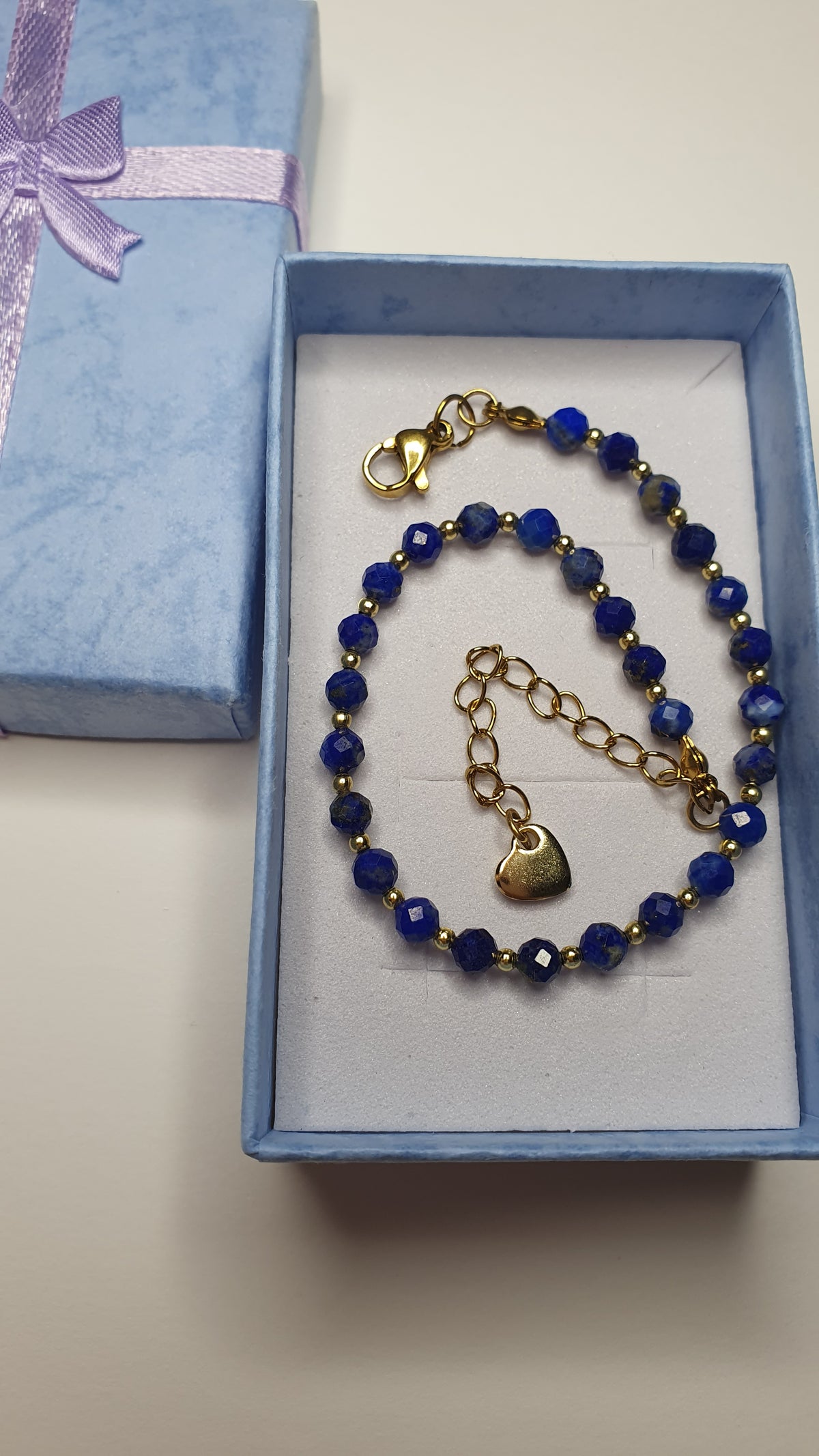 Bransoletka z lapisu lazuli R&S Éclat w eleganckim opakowaniu prezentowym
